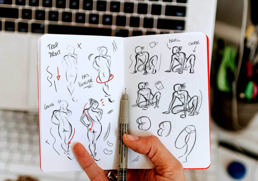 10 astuces simples pour commencer le dessin avec ton carnet de croquis -  Carnet de Dessin
